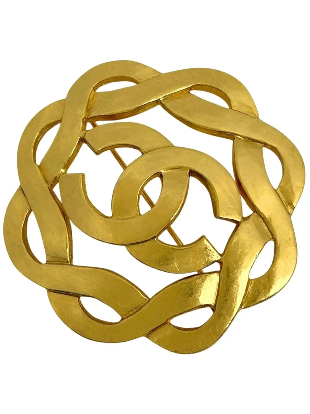 Chanel Cc Logo Brooch Metal #299776C95B